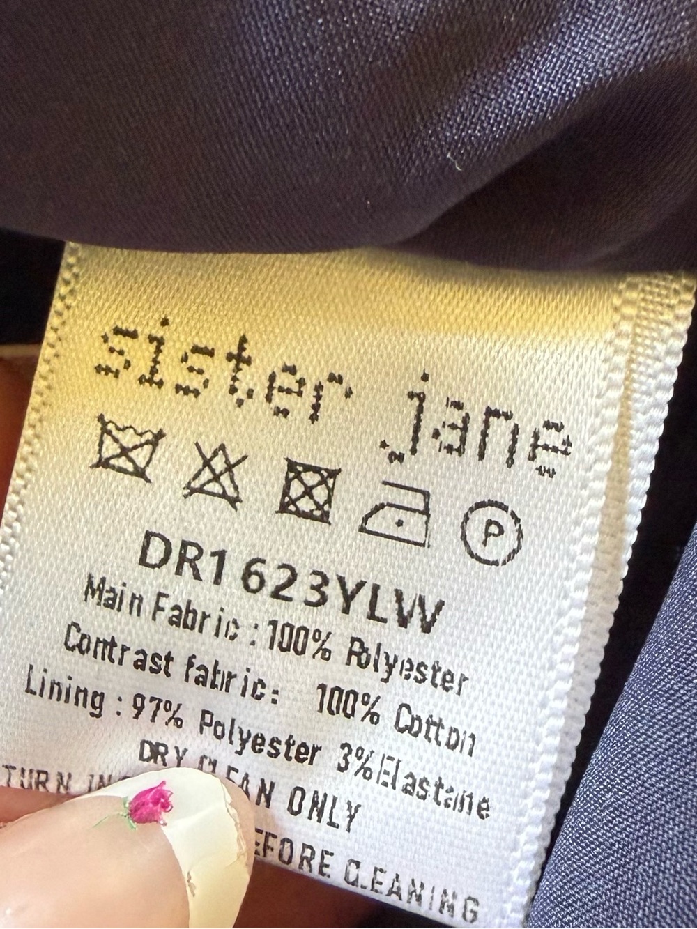 Sister Jane Yellow Sunflower Button-Front Dress with White Peter Pan Collar - Picture 8 of 10